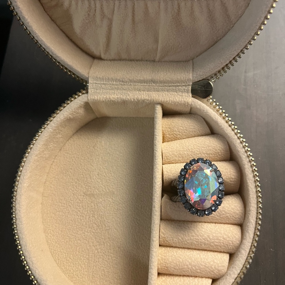 Elegant Sorrelli Opal and Silver Ring